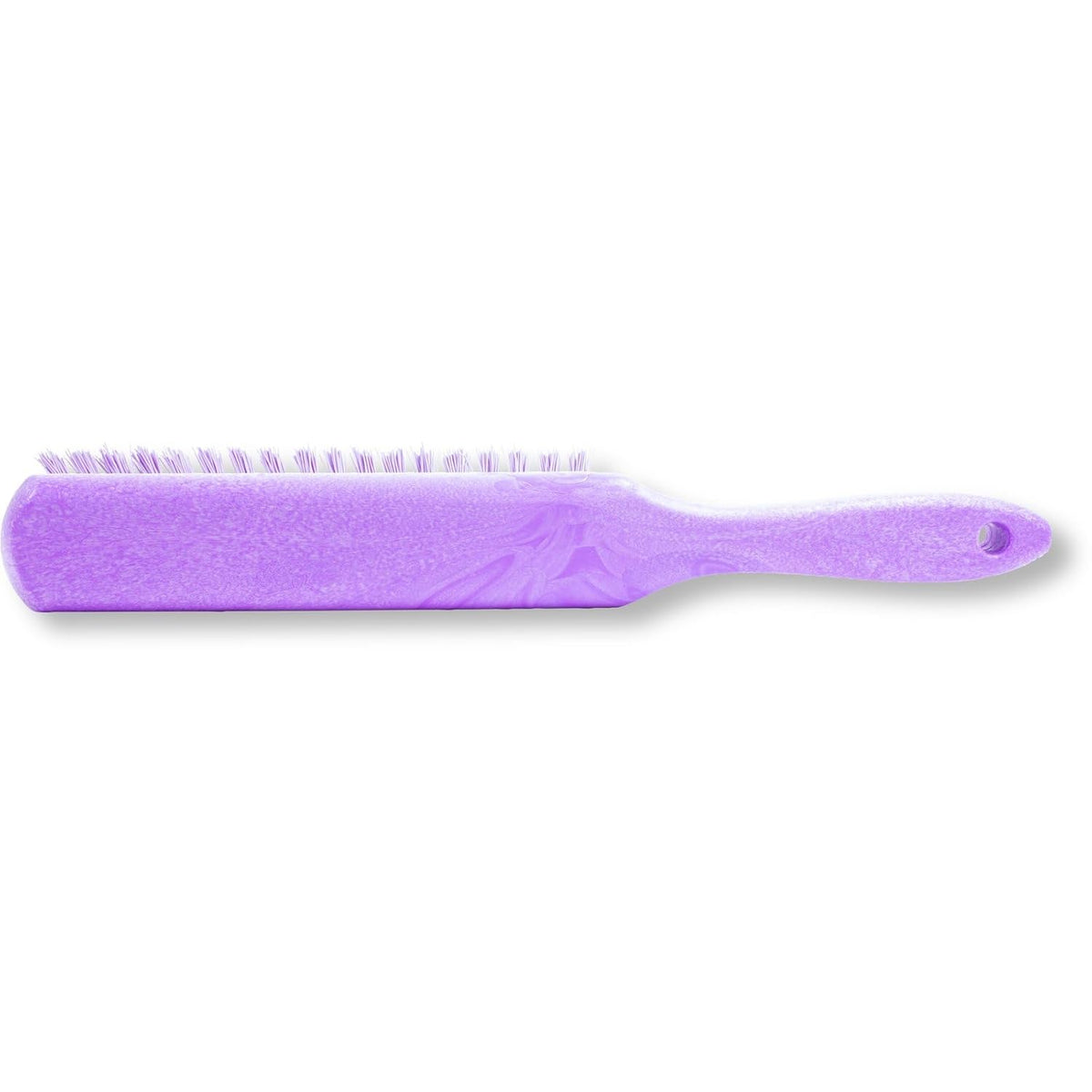 SPARTA Handheld Soft Counter Brush 8 Inch Bristle Span, Multi-Use Dust Brush with 5 Inch Handle for Tables, Countertops, and Delicate Surfaces, Polyester, Purple, (Pack of 6)