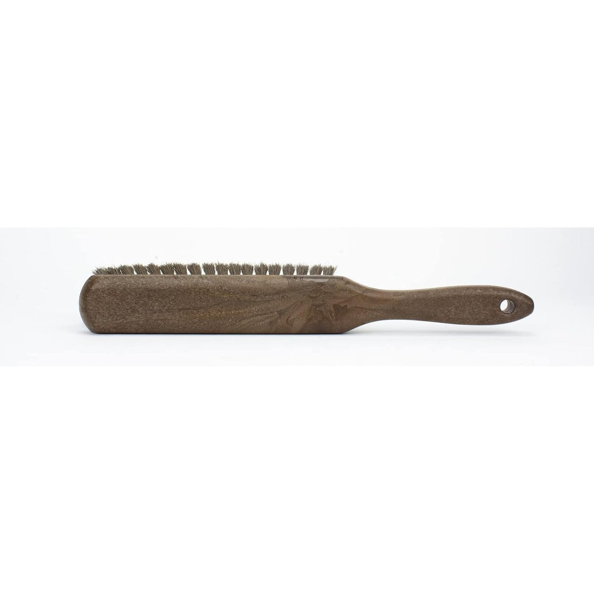 SPARTA Handheld Soft Counter Brush 8 Inch Bristle Span, Multi-Use Dust Brush with 5 Inch Handle for Tables, Countertops, and Delicate Surfaces, Polyester, Brown, (Pack of 6)