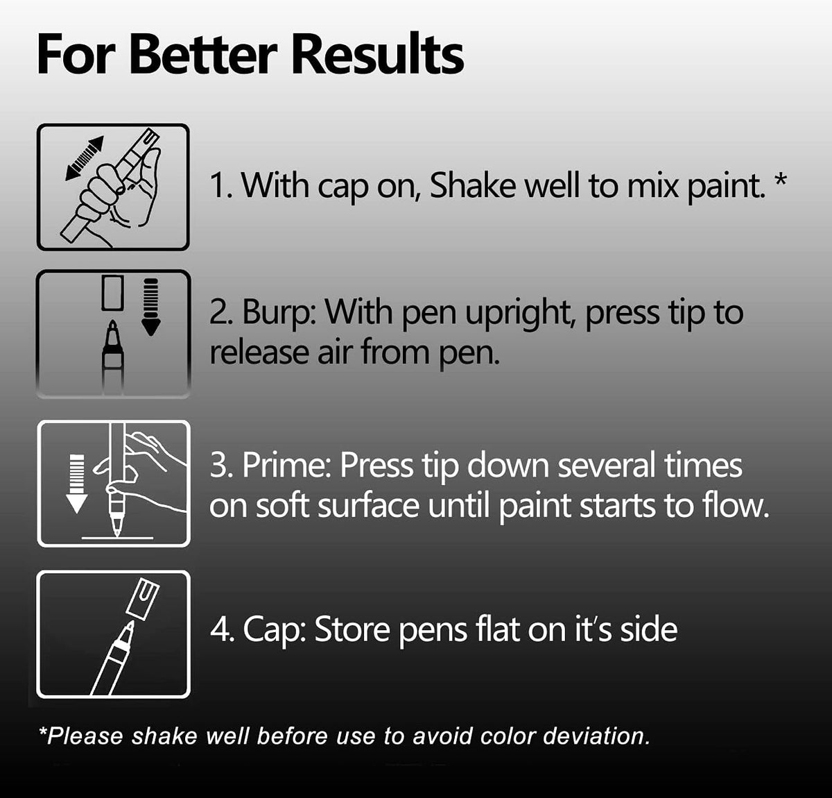 TFIVE Silver Permanent Paint Marker Pens - 2 Count Oil Based Marker Pen, Medium Tip, Waterproof & Quick Dry, for Office, Art, Rock Painting, Ceramic, Glass, Wood, Plastic, Metal, Canvas