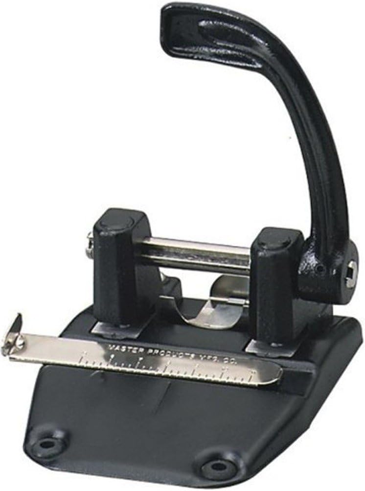 Martin Yale 3275B Master Hole Punch, Large Capacity Chip Pan for Easy Clean-up, Punches Up To 40 Sheets of 20 Pound Bond Paper, Adjustable Guide