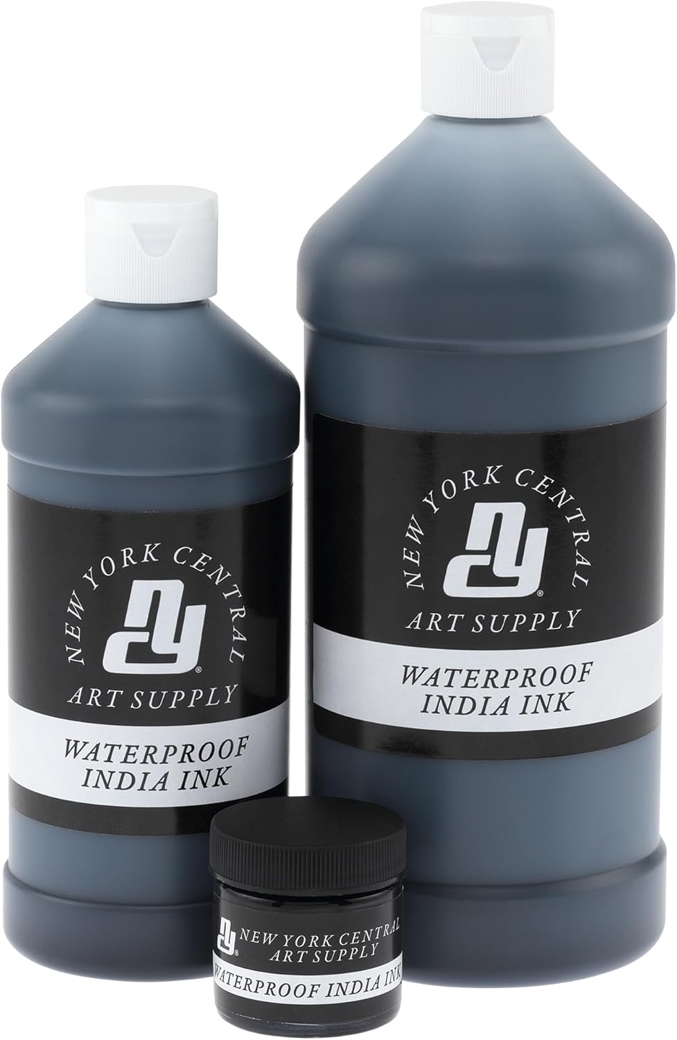 New York Central® India Ink 1oz Bottle - Make an Impact with Matte Black India Ink, Perfect for Artists, Calligraphy, Illustrations, & More