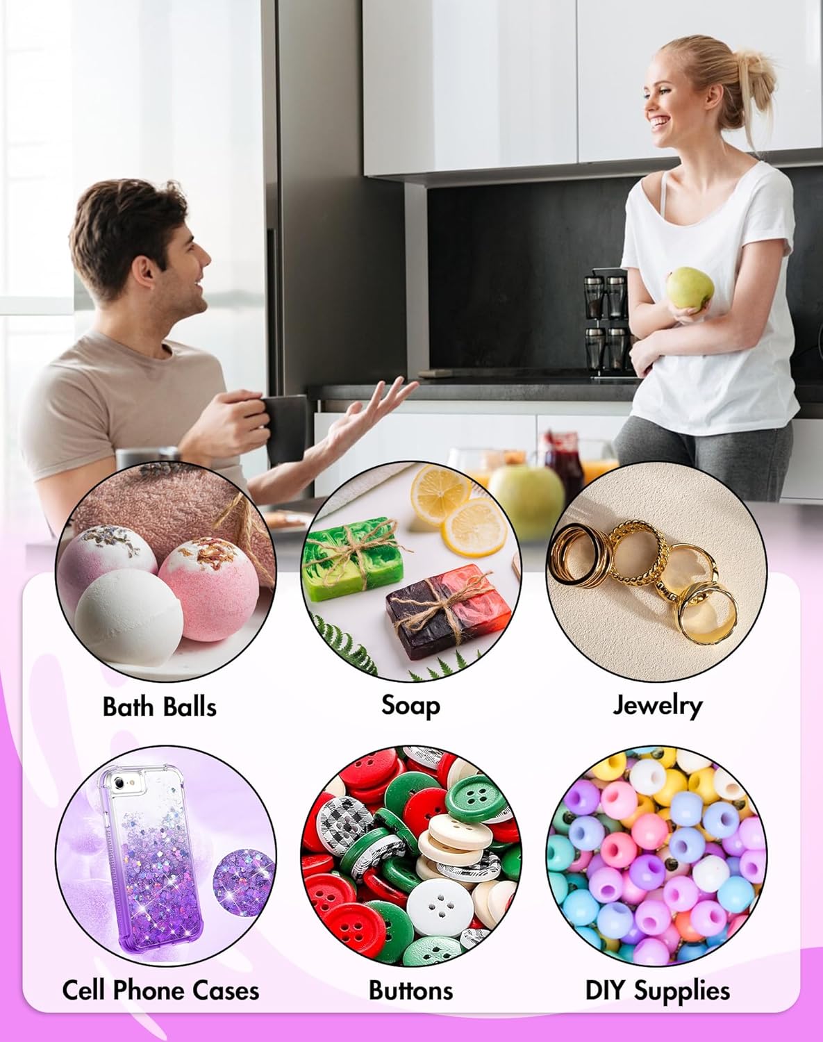 FireKylin 100 Pack Resealable Packaging Bags for Small Business Double-Sided Color Smell Proof Bags for Food Storage Flat Bag (Purple, 4.7" x 7.1")