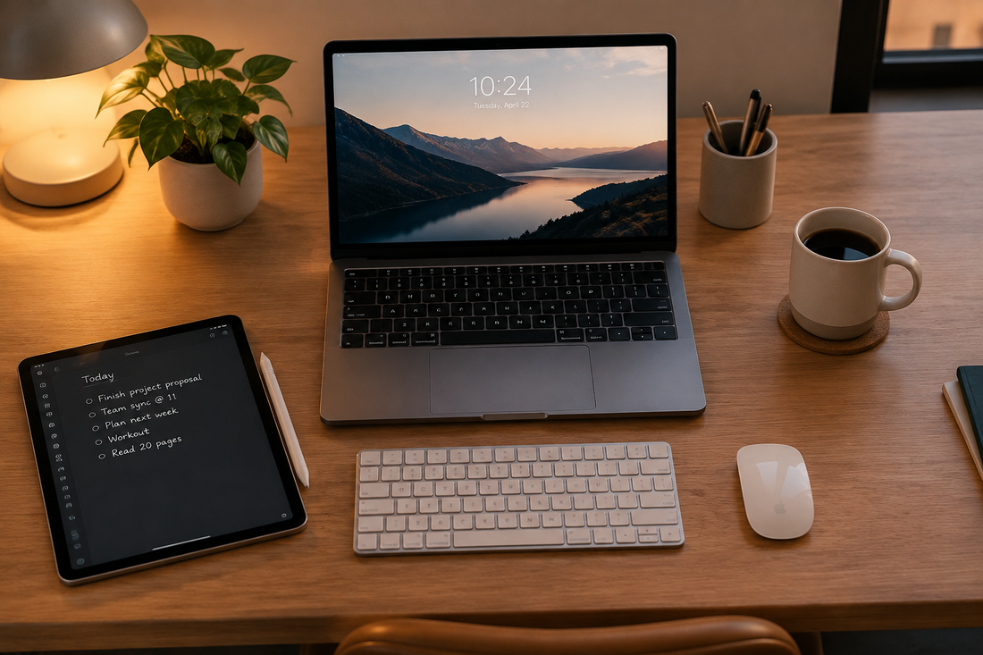 Build a Paperless-Looking Desk Without Going Completely Paperless