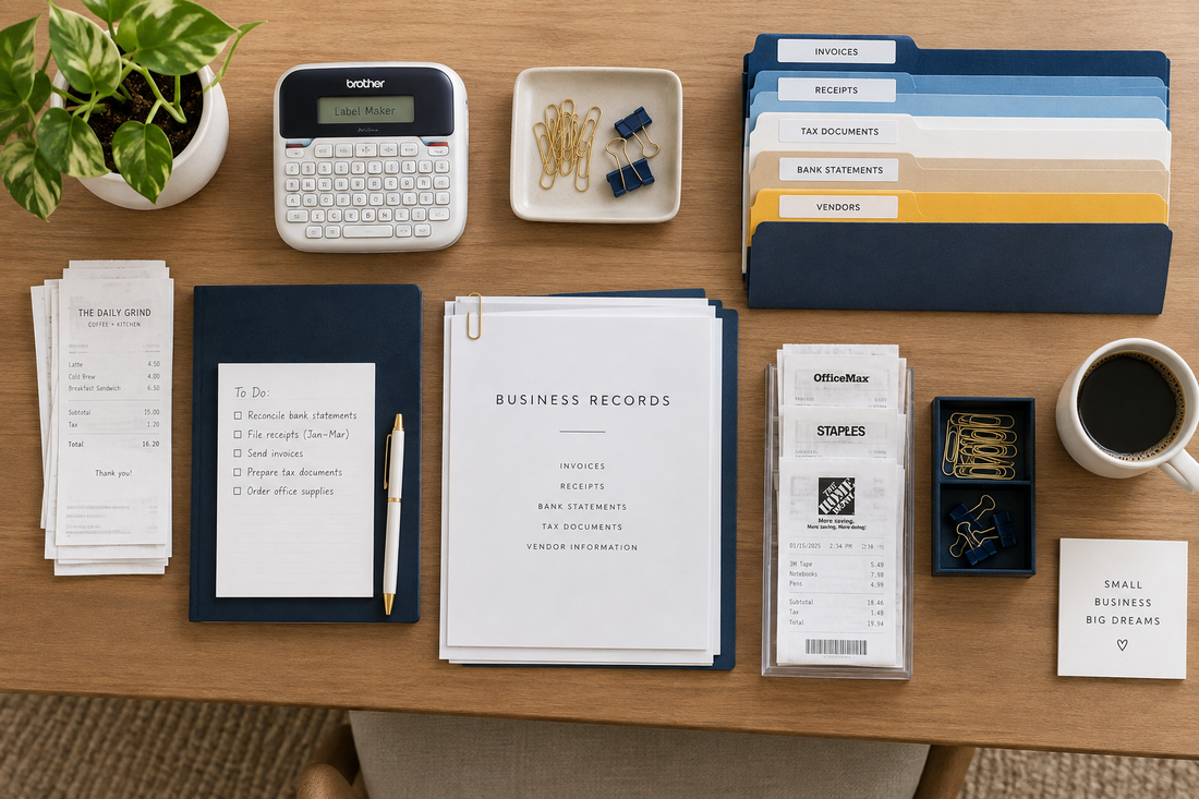 From Receipts to Records: A Simple Filing System for Small Business Owners