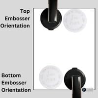 Book Embosser Personalized Rubber Seal | Custom Ex Libris from The Library of This Belongs to | Teacher Classroom Kids School Label Reader Gift | Wood Handle Self-Inking 1.6"