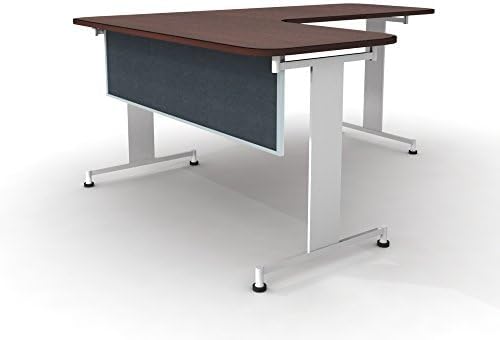 OBEX Acoustic Table Mounted Modesty Desk Privacy & Sound Absorbing Panel for Office Cubicles, 12" x 60", Twilight