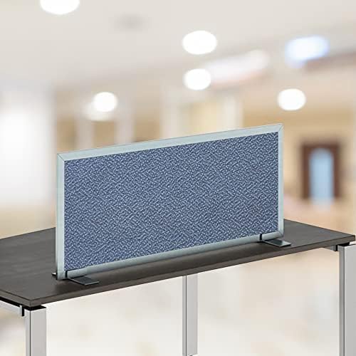OBEX Acoustical Free Standing Privacy Screen, Cubicle Accessories Desk Privacy Panel, Desk Dividers for Office, Office Furniture Partitions Portable Sound Proof Dividers, 12" x 30", Twilight