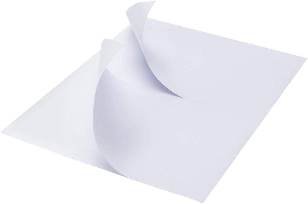 Half Sheet Shipping Labels, 8.5" x 5.5" Address Labels, Half Sheet Self Adhesive Mailing Labels for Laser & Inkjet Printers (500 Sheets, 1000 Labels)