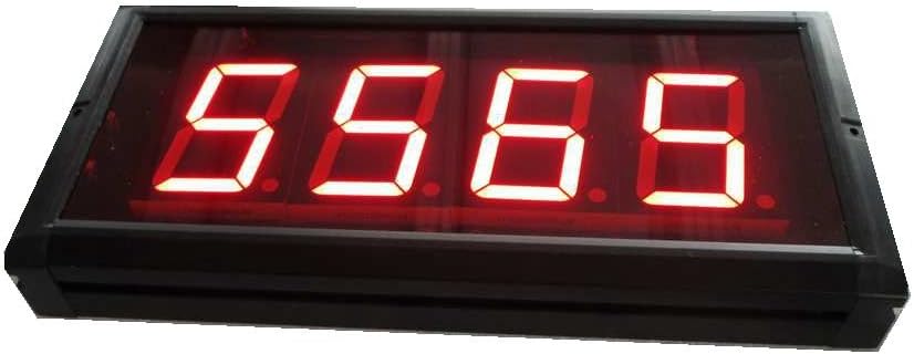AZOOU 3-inch High Character LED Counter Digital Countdown/up Three Buttons Red Color