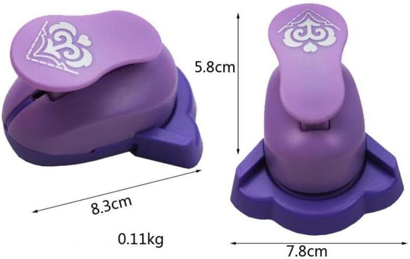 Fascola 1Pcs Embossing DIY Corner Paper Printing Card Cutter Scrapbook Shaper Large Embossing Device Hole Punch Kids Handmade Craft Gift, Total 12 Design (Style 5)