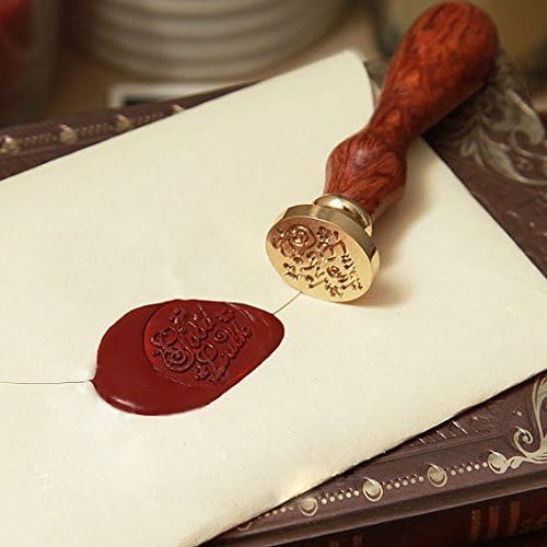 Alphabet D Wax Seal Stamp Wood Box Melting Spoon Candles Invitations Gift Cards Stationary Envelope Custom Logo Picture Wax Seal Sealing Stamp Wax Sticks Gift Kit
