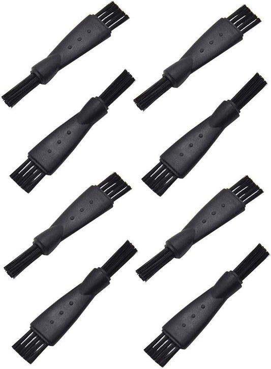 8pcs 60mm Plastic Cleaning Brush for Spices Herb Grinders, Black