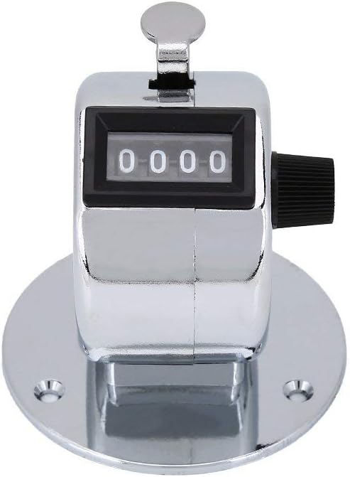 1PC Hand Tally Counters,4 Digit Number Counter,Mechanical Continuous Manual Counter Clicker Counter for Counting Sports Games Golf