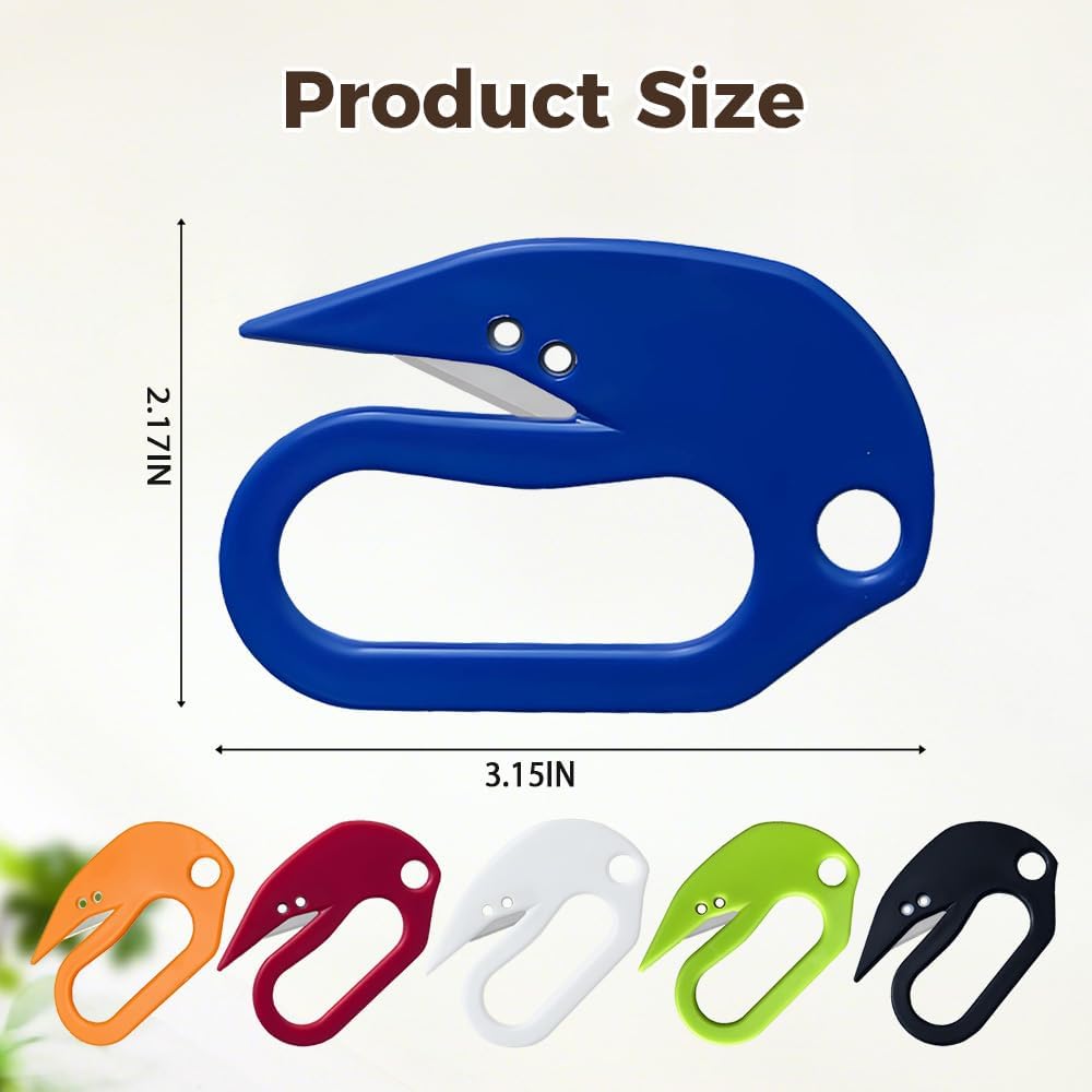 Letter Opener Envelope Slitter, 2025 New Envelope Opener without Damage, Letters Openers for Home, Office, Postal, Women, Men, Office Worker, Graduate, Students (Red)