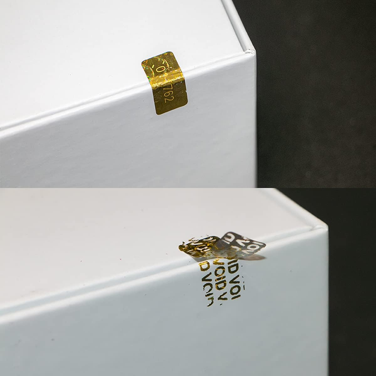 dose not apply 580Pcs 0.787x0.39inch Gold High Security Tamper Evident Seal Warranty Void Original Genuine Authentic Hologram Labels/Stickers/Unique Sequential Serial Numbering Tamper Proof Stickers