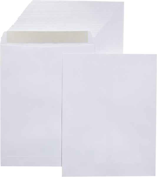 Amazon Basics Catalog Mailing Envelopes, Peel and Seal, 10x13 Inch, White, 250-Pack