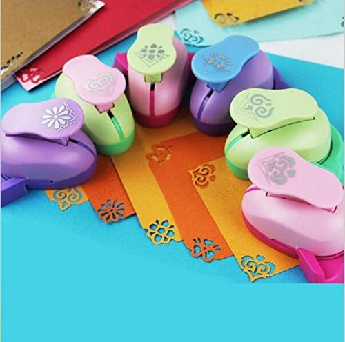 Fascola 1Pcs Embossing DIY Corner Paper Printing Card Cutter Scrapbook Shaper Large Embossing Device Hole Punch Kids Handmade Craft Gift, Total 12 Design (Style 12)