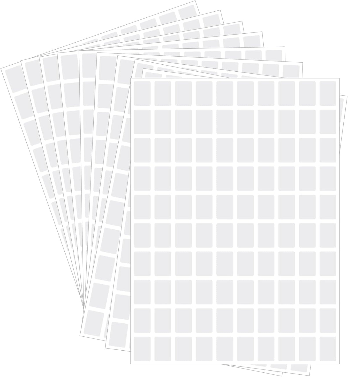 Starboling Color Coding Labels,3000 PCS 1/2" x 3/4" Grey Rectangular Colored Labels Stickers,for Garage Sale,Price Tags,File Folder Tabs,and Classroom Organization