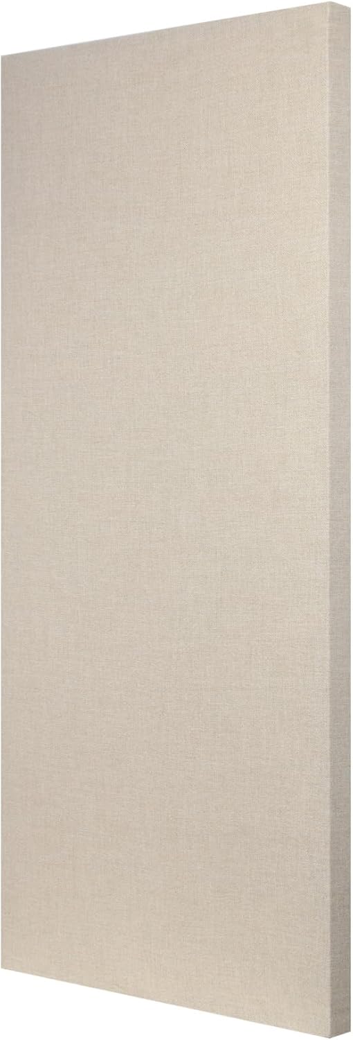 ATS Acoustics Sound Absorbing Acoustic Panel Fire Rated Professional Studio Quality 24" x 48" x 2" (Cream)