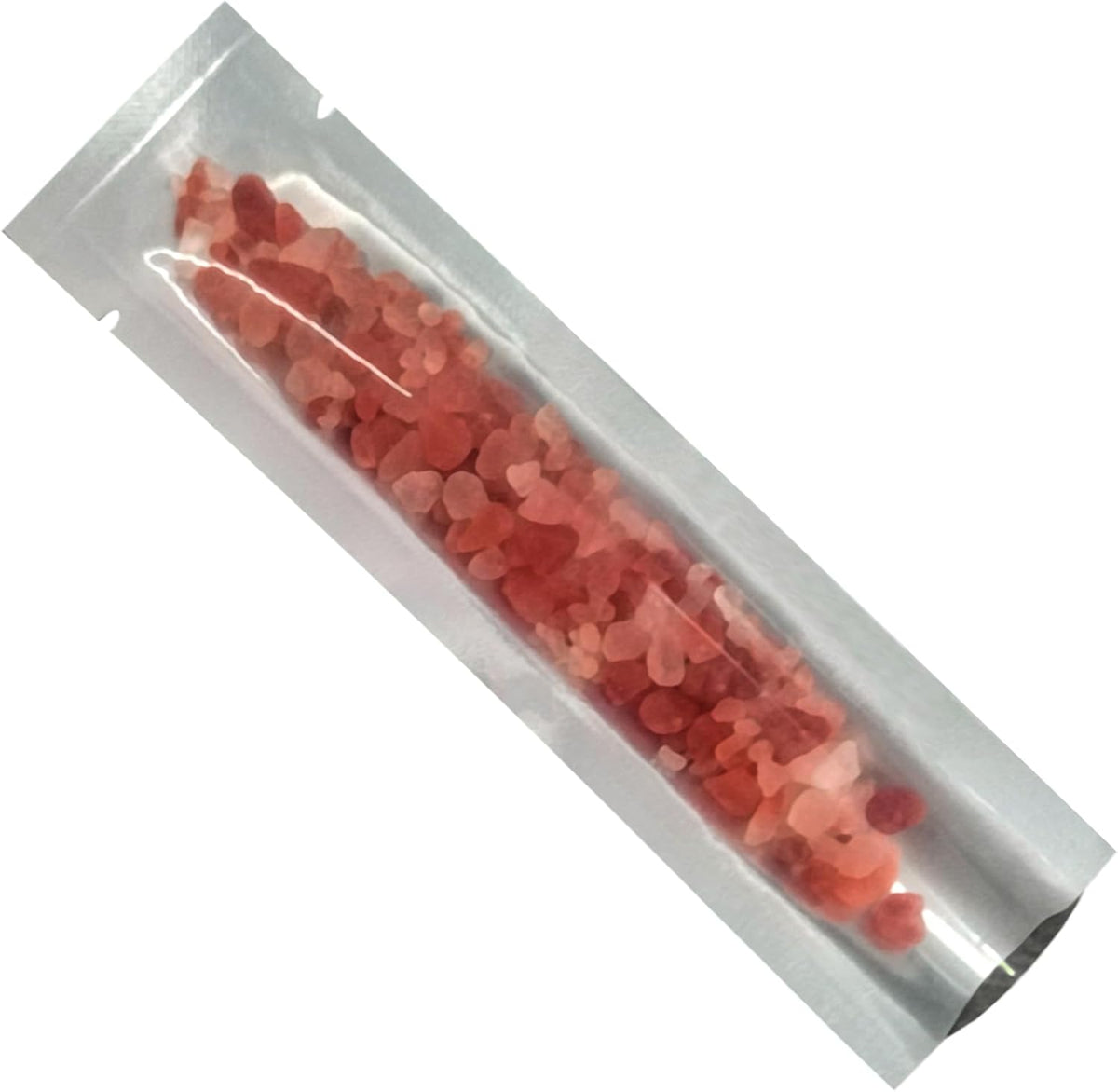 PABCK 500 Pcs 2.17x9.84 inch (inside size 1.77x9.45 inch) Clear Front Vacuum Heat Sealable Foil Bag Mylar Packets for Travel Sample Packaging Candy Instant Coffee Food Storage Aluminum Foil Package