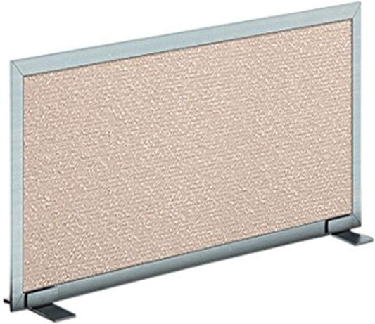 OBEX Acoustical Free Standing Privacy Screen, Cubicle Accessories Desk Privacy Panel, Desk Dividers for Office, Office Furniture Partitions Portable Sound Proof Dividers, 24" x 36", Overcast