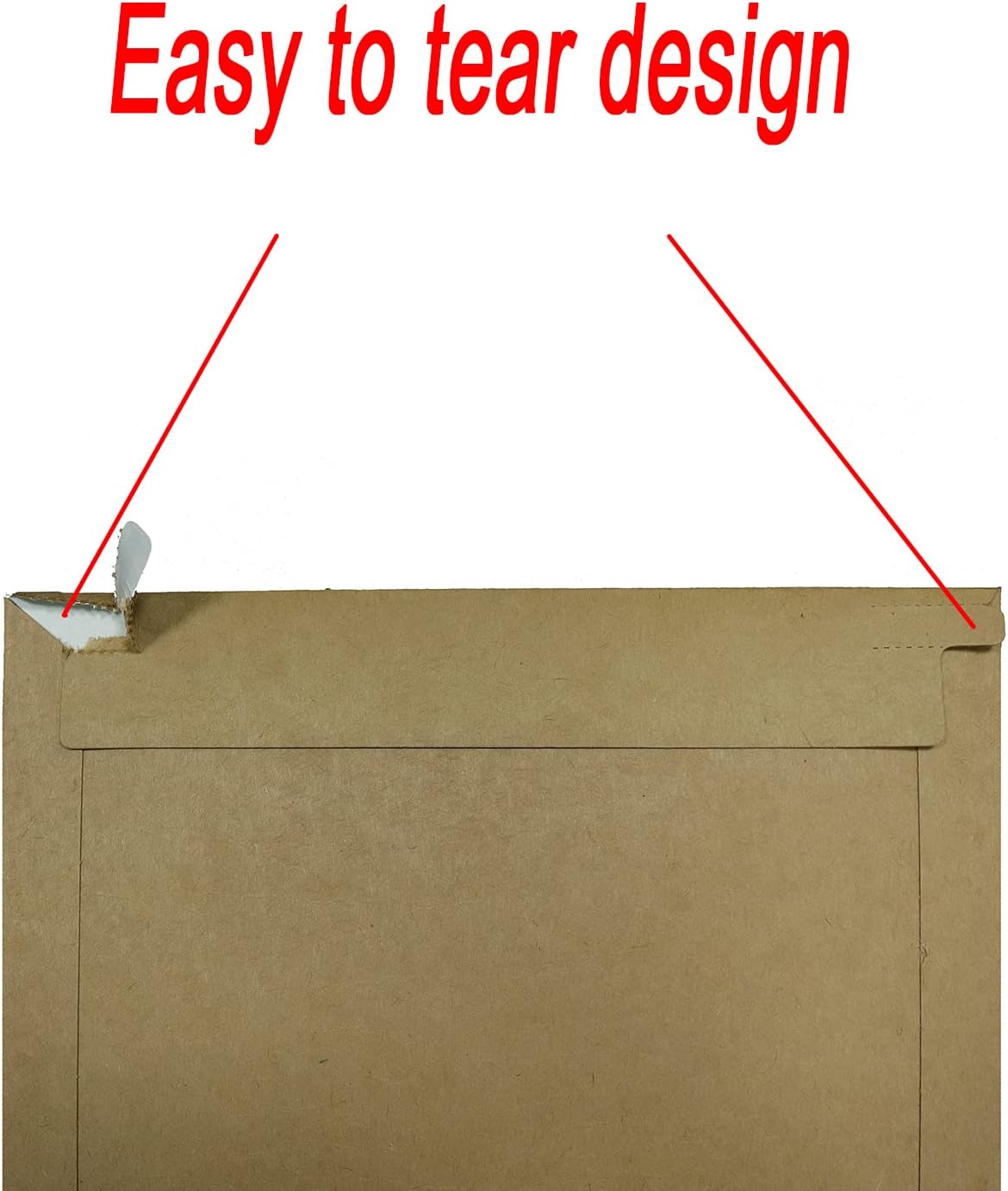 Rigid Mailers 30 Pack 10 x 13.5 inches Brown Self Seal Stay Flat Bulk Cardboard Kraft No Bend Mailers Peel and Seal for Document Photos Pictures Papers Files CD