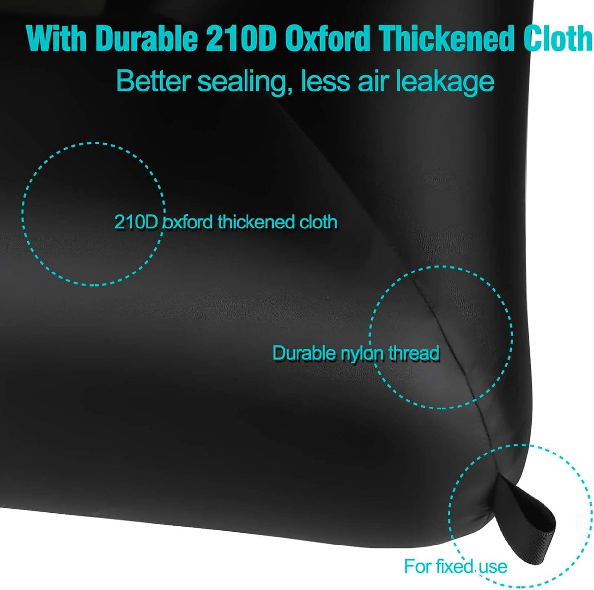 21FT Inflatable Projector Screen - Outdoor Movie Screen Blow Up for Movie Parties Backyard Outside with Air Blower and Carry Bag, Front and Rear Projection