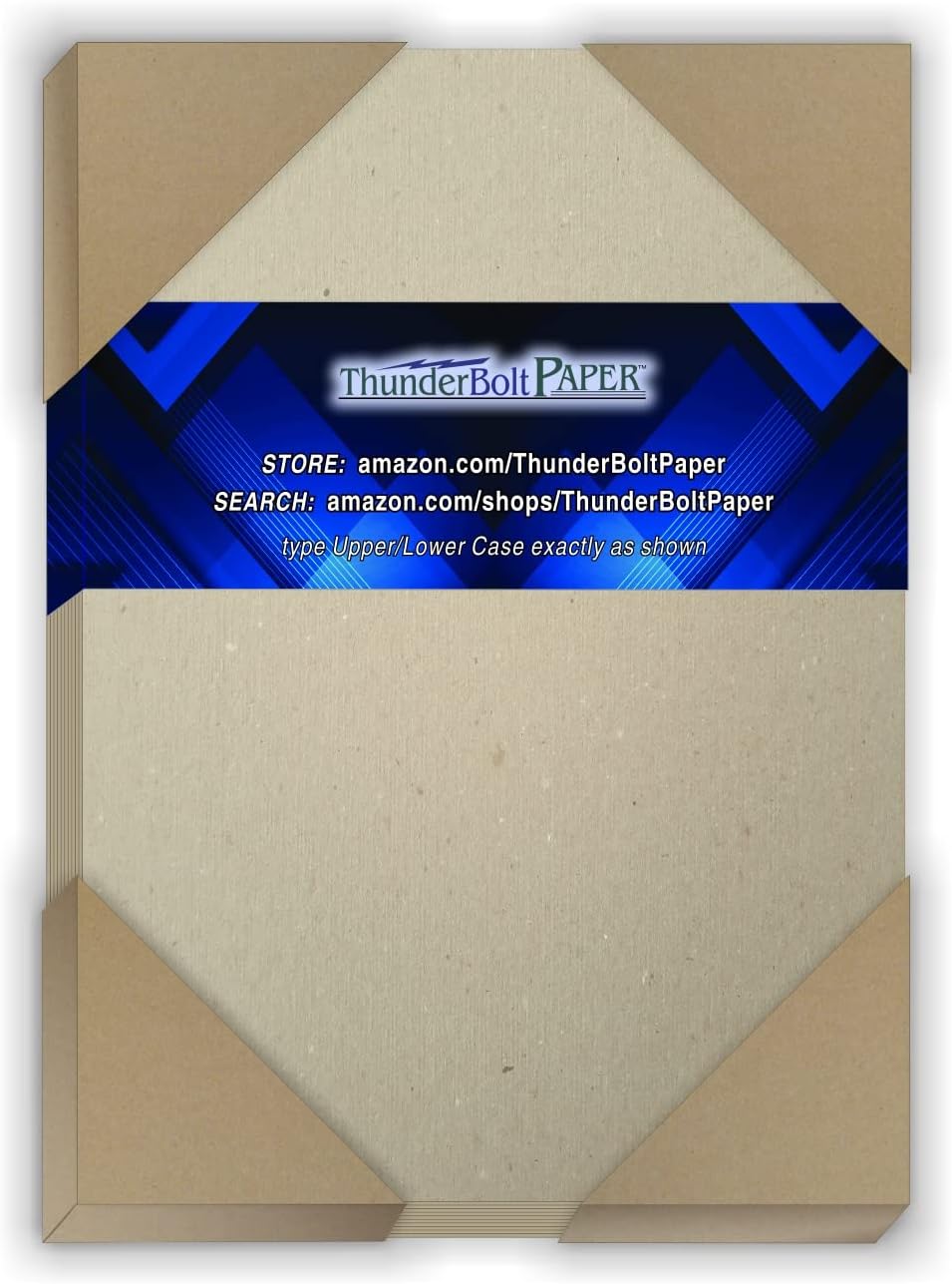150 Sheets Chipboard 46pt (Point) 5 X 7 Inches Medium Weight Photo|Card Size .046 Caliper Thick Cardboard Craft and Packing Brown Kraft Paper Board