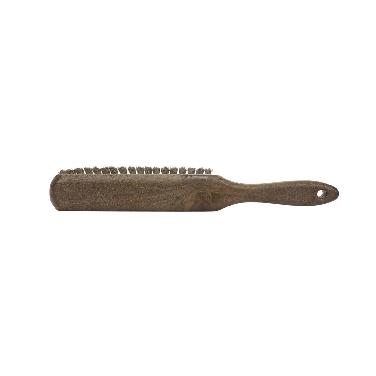 SPARTA Handheld Soft Counter Brush 8 Inch Bristle Span, Multi-Use Dust Brush with 5 Inch Handle for Tables, Countertops, and Delicate Surfaces, Polyester, Brown