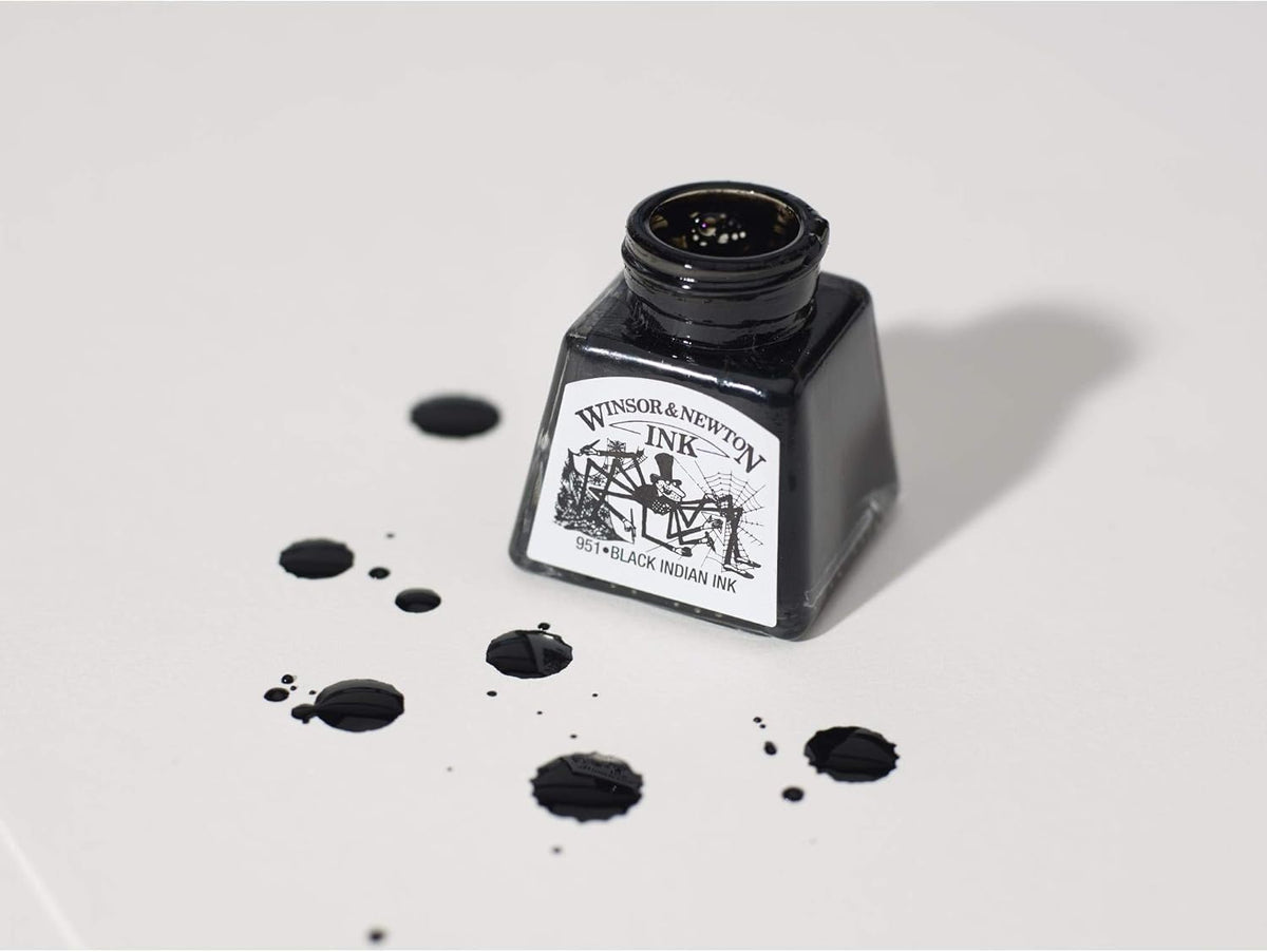 Winsor & Newton Drawing Ink, 14ml Bottle, Vermilion