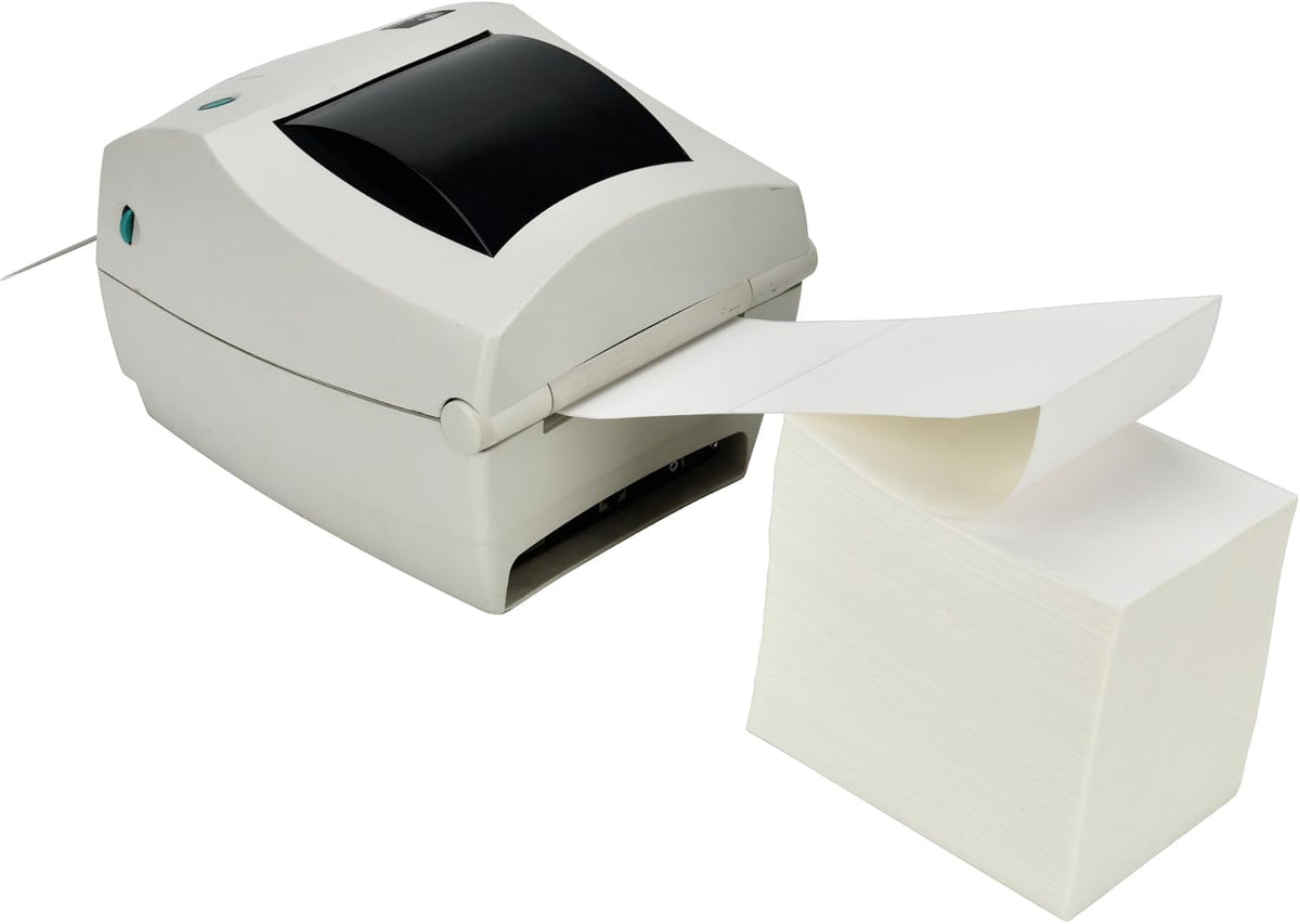 4 x 6 Fanfold Labels, 4000 Thermal Shipping Label for FedEx Shipping Label (4 Stack- 4000 Labels)