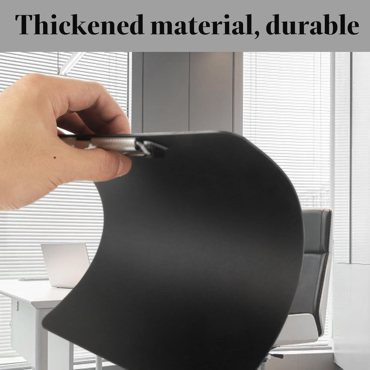CertBuy 30 Pack Black Clipboards, Black Plastic Clipboards, Plastic Office Clipboard 12 x 8.7 Inch Letter Size for Classroom, Teacher, School, Home, Office Supply
