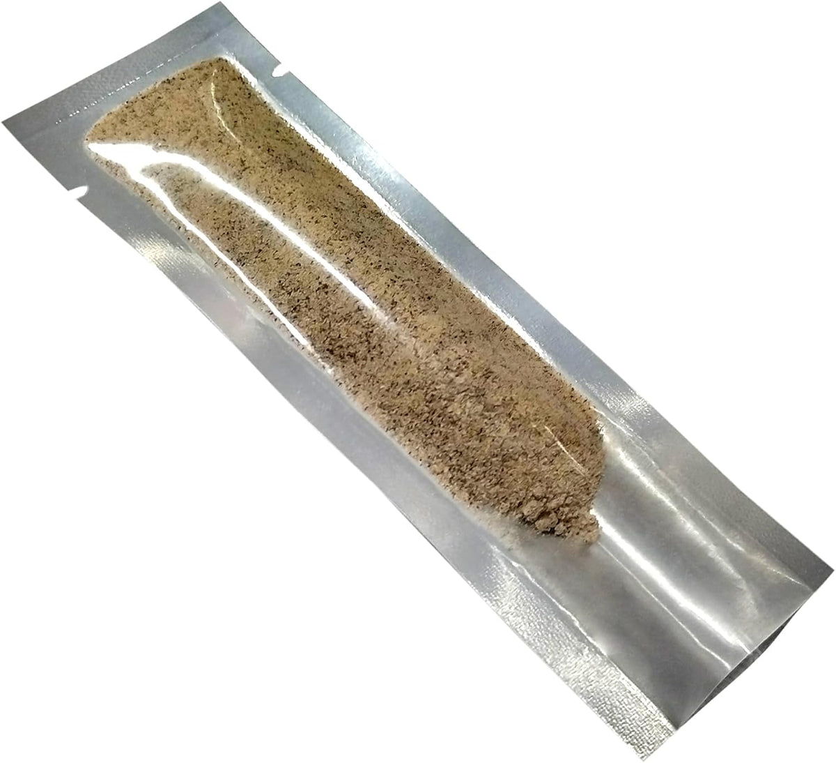 PABCK 100 Pcs 1.97x5.91 inch (inside size 1.57x5.51 inch) Clear Front Vacuum Heat Sealable Foil Bag Mylar Packets for Travel Skincare Sample Food Storage Candy Coffee Chololate Aluminum Foil Package