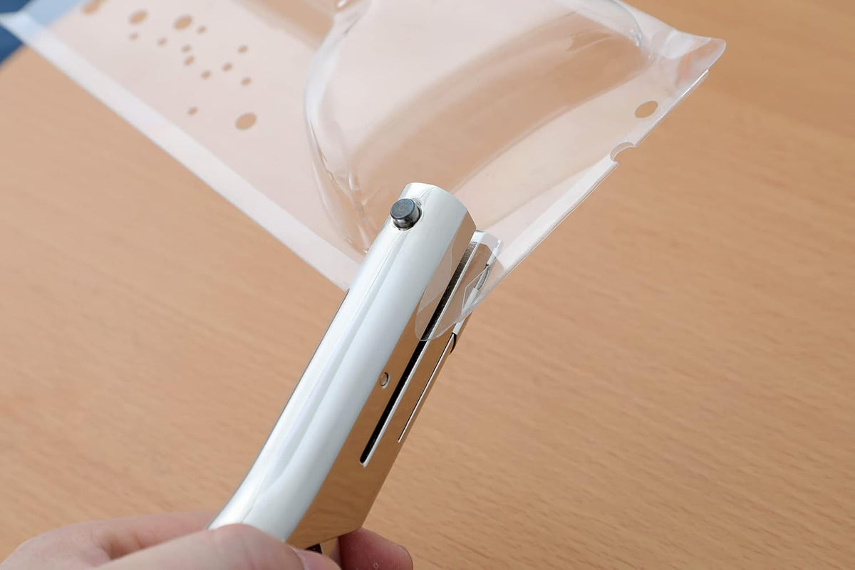 Heavy Duty Portable 1/4 inch Hole Punch - Single Hole Puncher for Paper, Cards, Tags & Cardboard