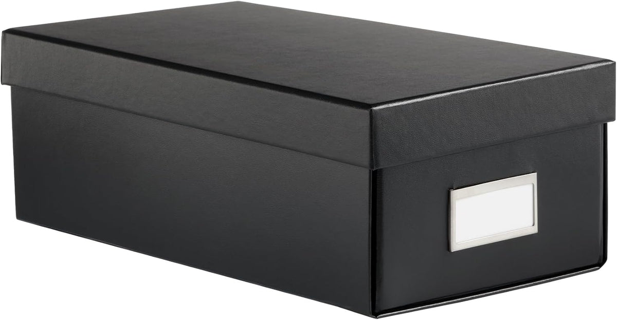 Oxford Keepsake Box, Protective Storage Box, Home and Office Organizer, Photo Storage Box, Souvenir Organizer, Small, 6" x 12" x 4 1/4" (41789)