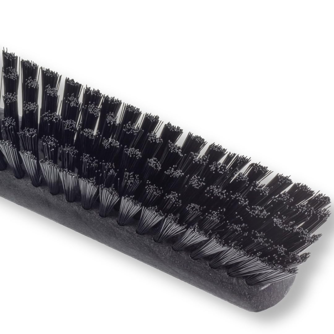 SPARTA Handheld Soft Counter Brush 8 Inch Bristle Span, Multi-Use Dust Brush with 5 Inch Handle for Tables, Countertops, and Delicate Surfaces, Polyester, Black