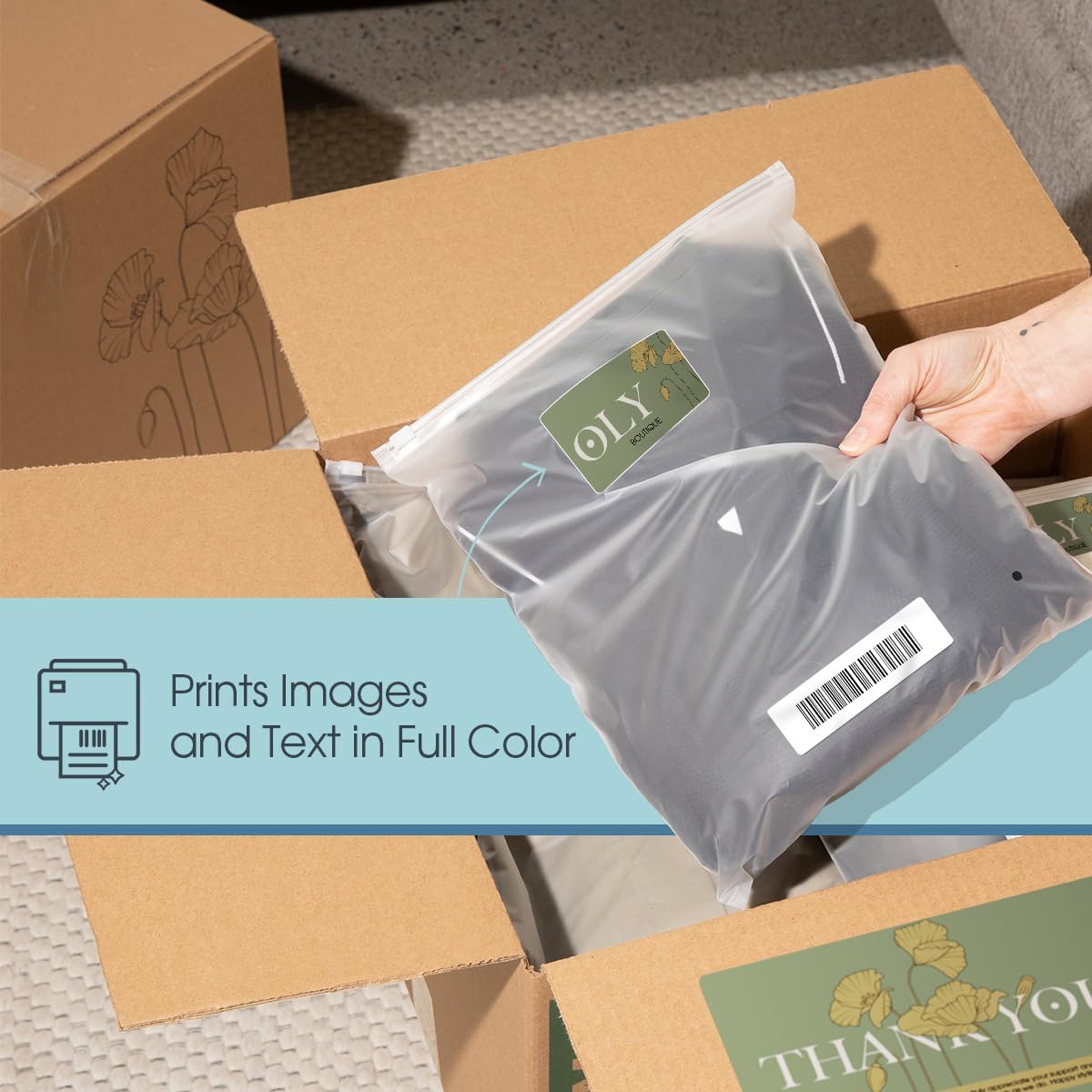 3 1/3" X 4" Matte White Shipping Labels Compatible with Inkjet and Laser Printers - 100 Sheets, 600 Printable Stickers for Mailing, Product IDs, Organization - Spartan Industrial