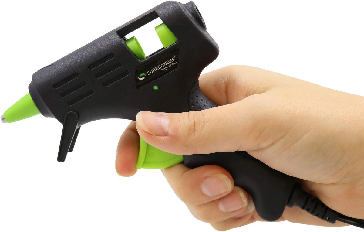 Surebonder GM-160 Compact Mini Size High-Temperature Hot Glue Gun - Ideal for Crafting - Black