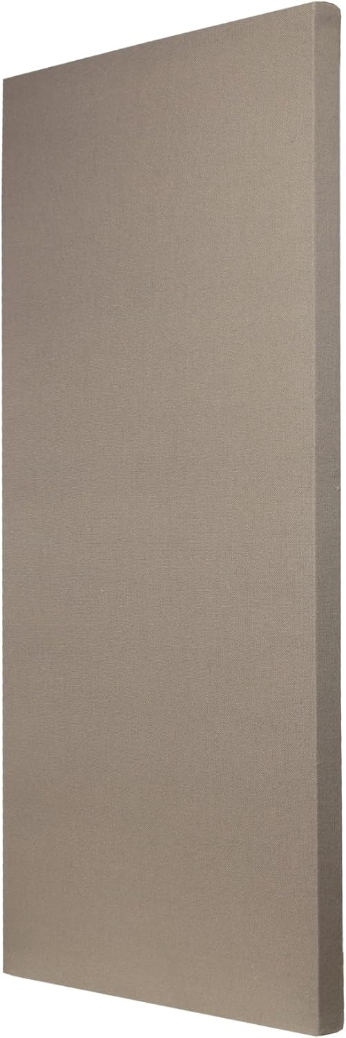 ATS Acoustics Sound Absorbing Acoustic Panel Fire Rated Professional Studio Quality 24" x 48" x 2" (Latte)