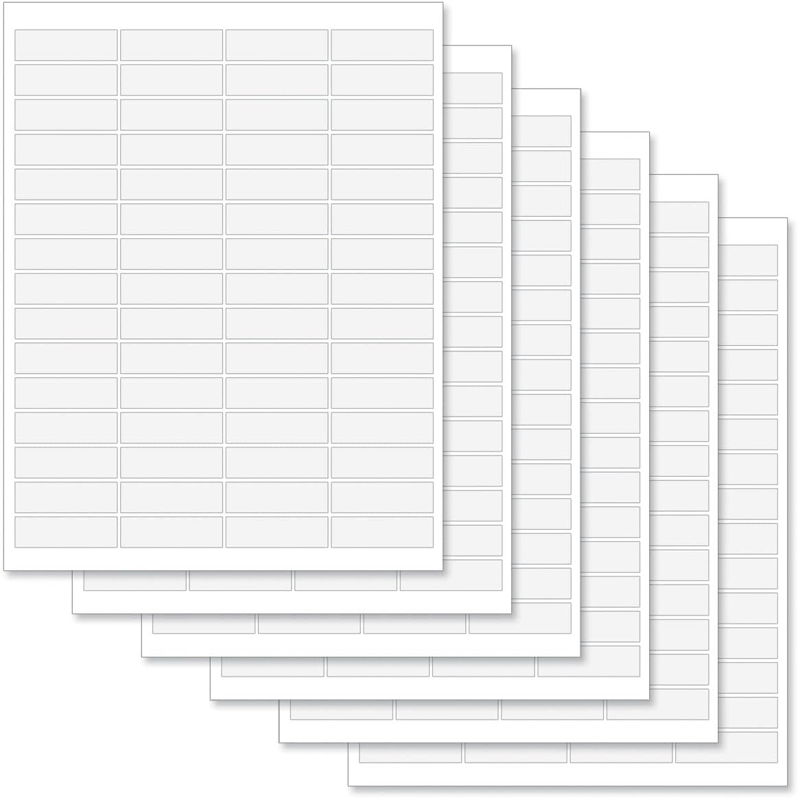 Colorful Images Floral Whispers Return Address Mailing Labels, Personalize with Name & Address, Set of 240 Self Adhesive, Easy Peel Flat Label Sheets, Small, 4 Designs