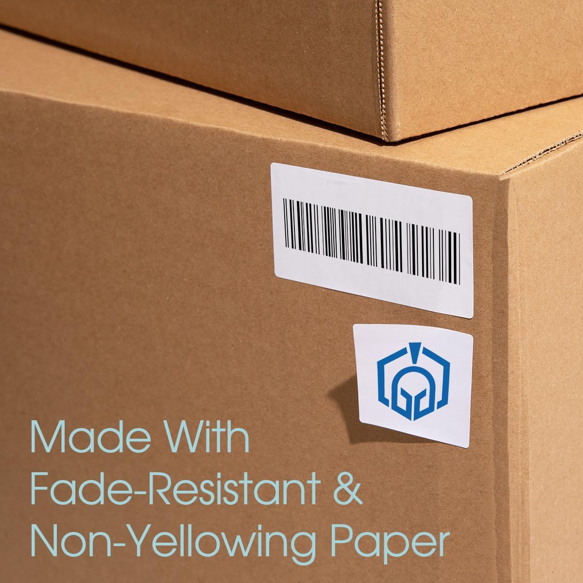 1" X 0.5" Matte White Printable Labels Compatible with Inkjet and Laser Printers - 100 Sheets, 16000 Small Stickers for Barcodes, Product Labeling, Inventory - Spartan Industrial