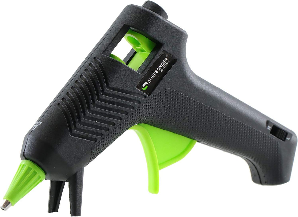 Surebonder Mini Dual Temperature Glue Gun, 20W, Compact Design, Fast Heating, High & Low-Temperature Switch, Perfect for DIY Crafts, Quick Repairs, and Arts Projects