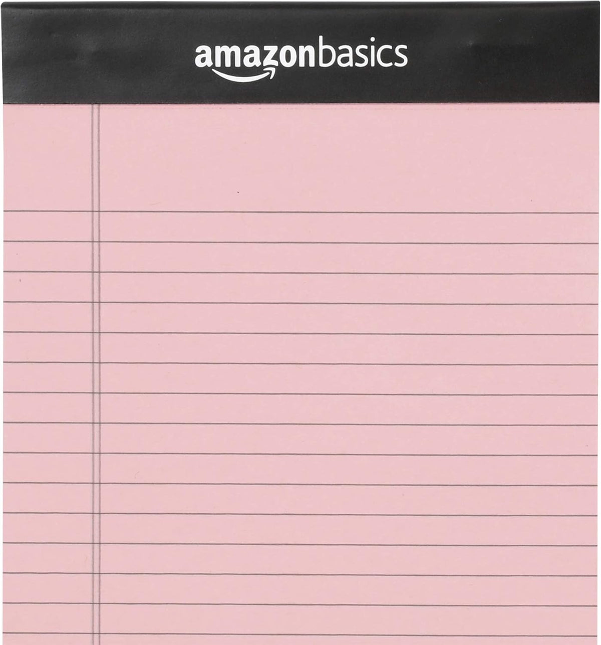 Amazon Basics Narrow Ruled 5-Inch by 8-Inch Lined Writing Note Pads, 6 Count (50 Sheet Pads), Multicolor