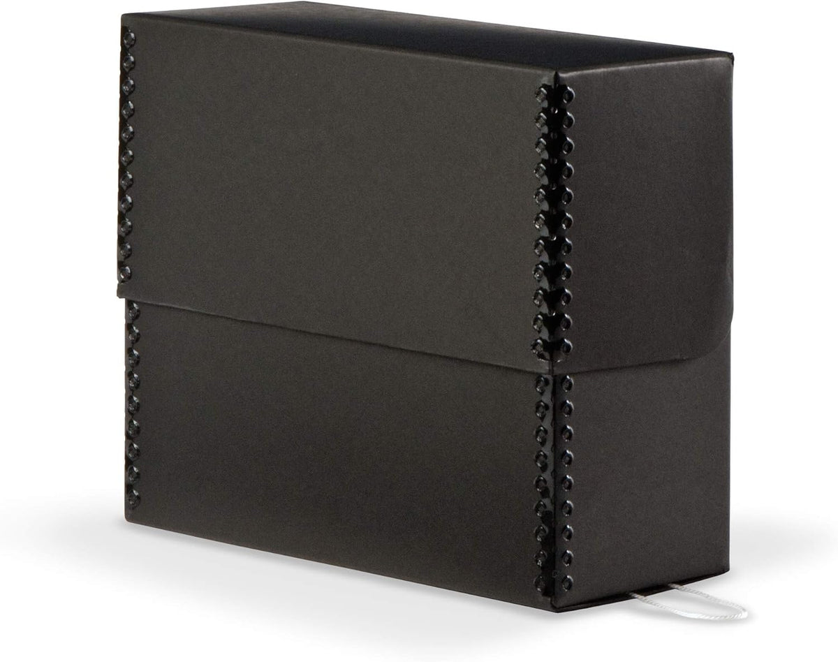 Gaylord Archival Black Flip-Top Document Storage Box - 2 1/2W x 12 1/4L x 10 1/4" H
