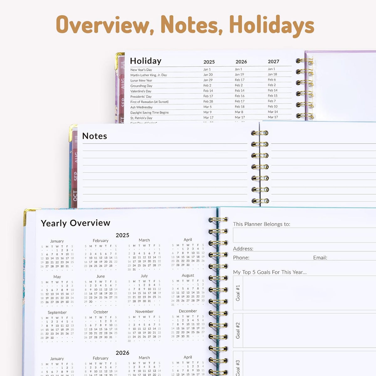 Forvencer Planner 2025-2026 for Women, Academic Year Monthly and Weekly Planner, July 2025 - Jun 2026, 8.5" x 11", Hardcover Student Teacher Planners Agenda Calendar Book with Tabs, Light Green