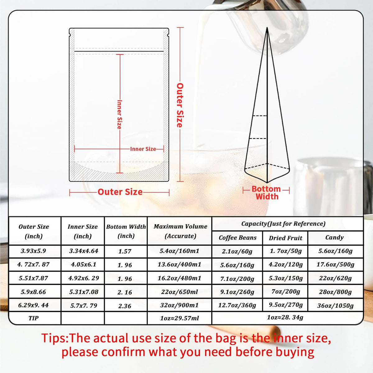 100 Pack Smell Proof Bags, Resealable White Mylar Bags with Matte Window, Foil Pouch Stand Up Sealable Bags for Packaging, 3.93 × 5.9 Inch