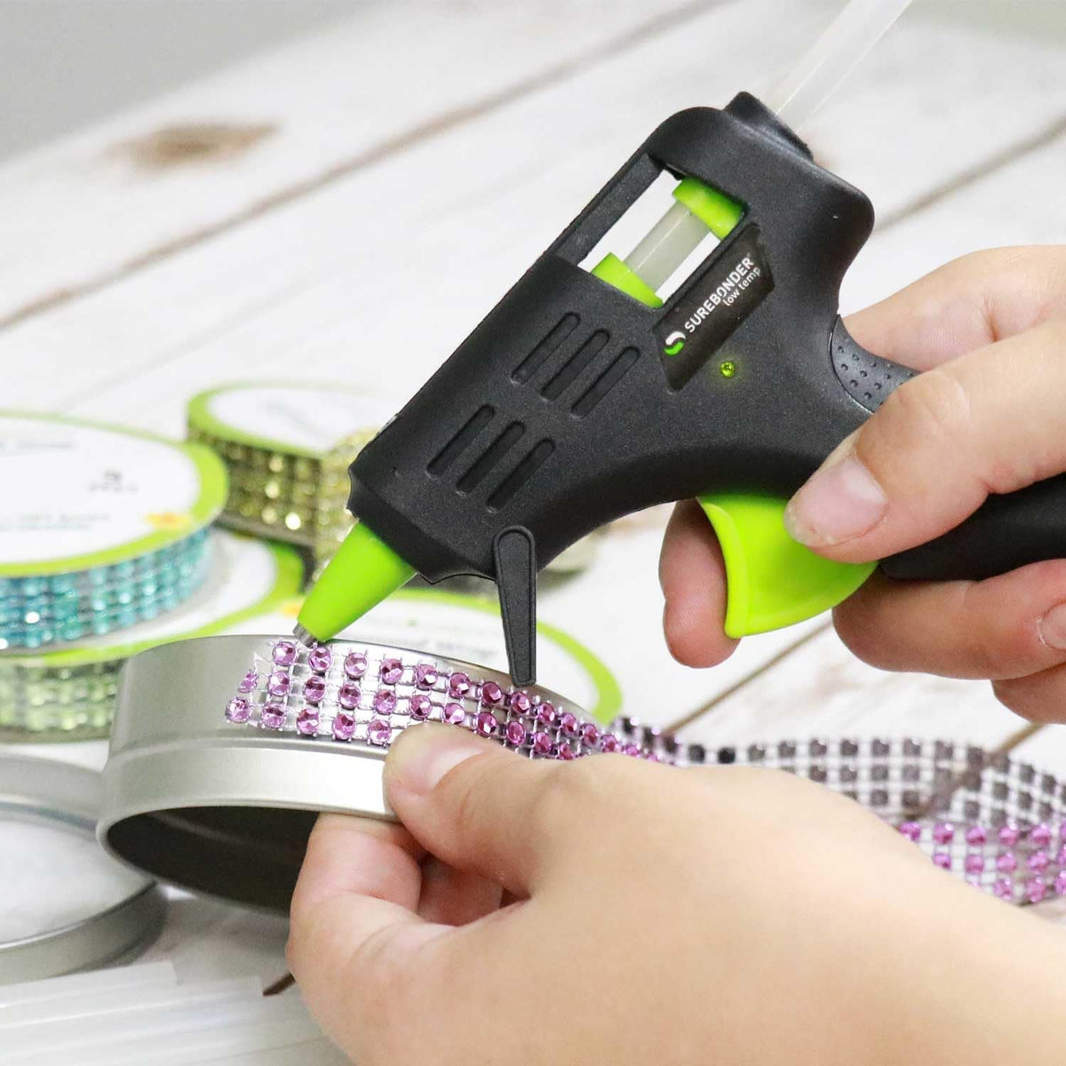 Surebonder LT-160 Mini Low Temperature Glue Gun - 10 watt