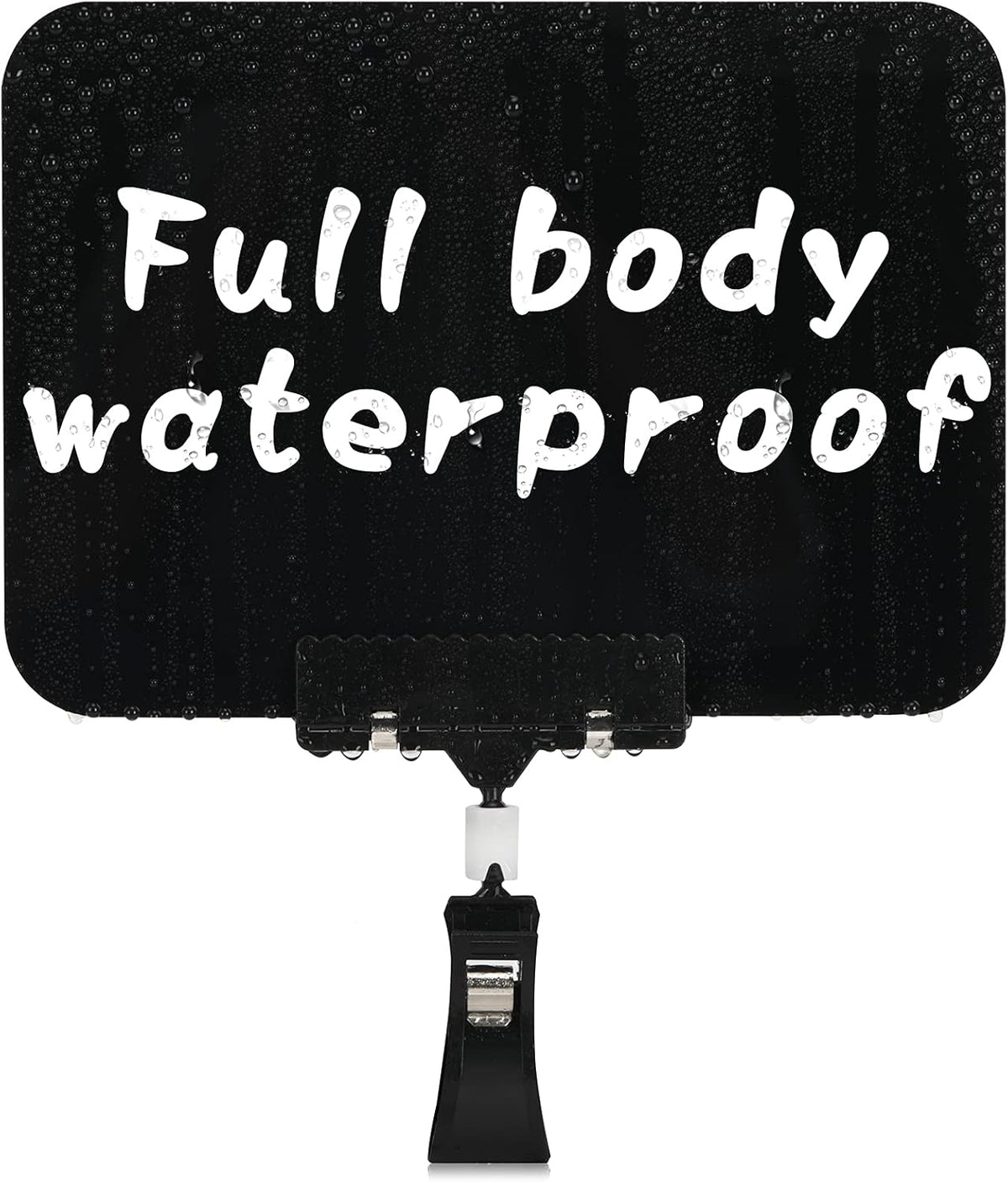 Mlici Clip on Sign Holder Chalkboard Clips, 8 Pack 8.2 x 5.8 Inch Sign Holder Clip for Retail Store Signs Displays, Black Plastic Sale Signs for Food Label Display Rotating Signs Table Clip