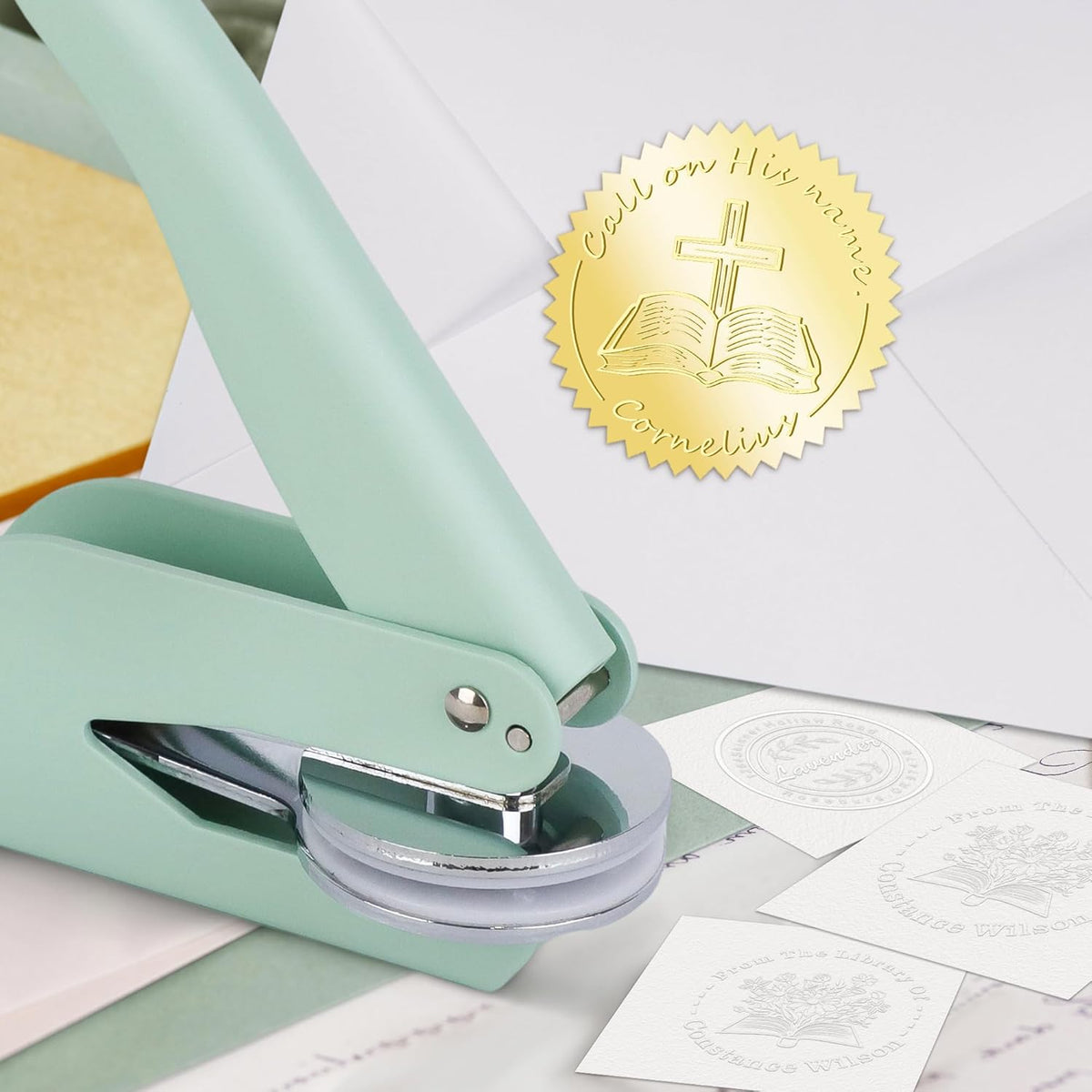 from The Library of Embossers & Stamps Custom Color Self-Inking Stamp with Your Name or Design Great for Personalizing Books, Text Books and Journals (29)