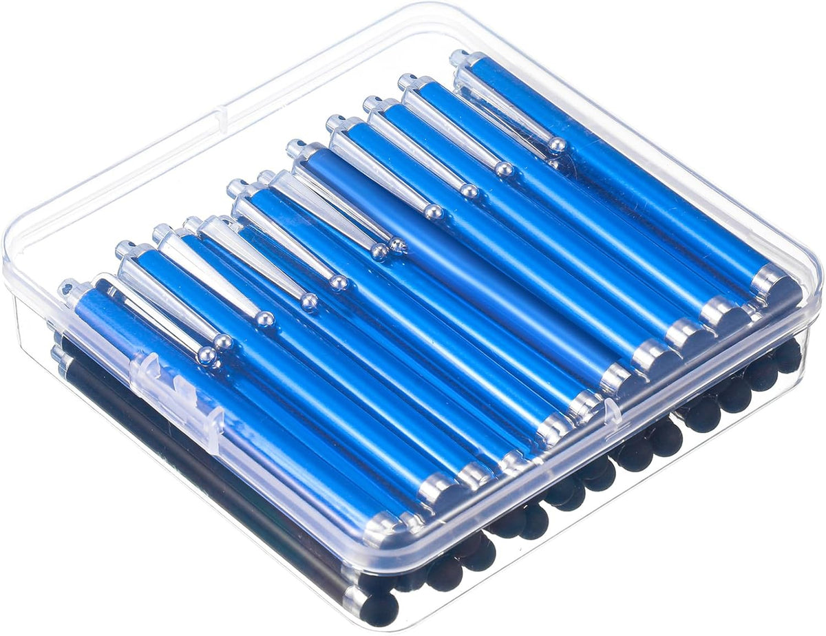 Outus 36 Pcs Stylus Pen for Universal Capacitive Touch Screens Devices, Stylus Pen Compatible with Tablet for Classroom Travel Olders Friendly(Dark Blue,Black)